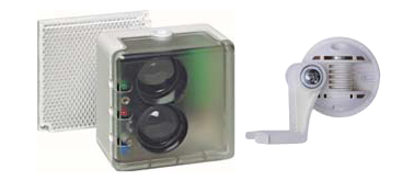 Извещатель дымовой линейный ECO ES50 состоит из комбинированного приемо-передатчика и рефлектора.
